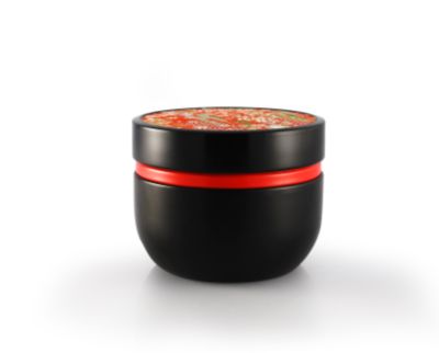 Red Stripe Tea Tin